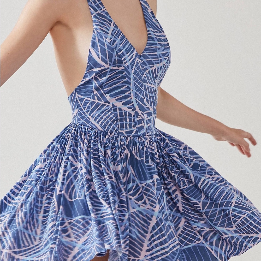 Urban Outfitters Kimchi Blue Fit + Flare Romper